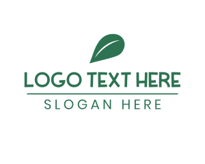 Green Leaf Wordmark logo