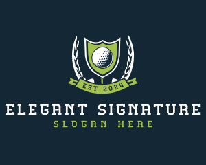 Golf Tournament Competition logo design