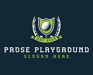 Golf Tournament Competition logo design