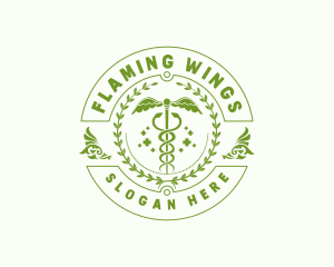 Caduceus Healthcare Physician logo design