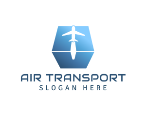 Airplane Box Shipping logo design