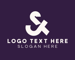 Typeface - Modern Ampersand Business logo design