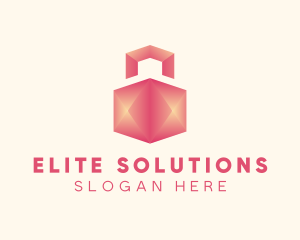 3D Home Package Delivery logo design