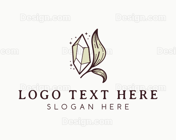 Luxury Organic Crystal Logo