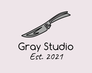 Gray Kitchen Knife  logo