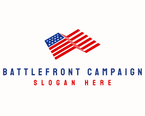 American Flag Heritage logo design