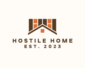 Home Brick Flooring logo design