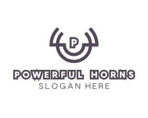 Cow Horns Symbol logo design