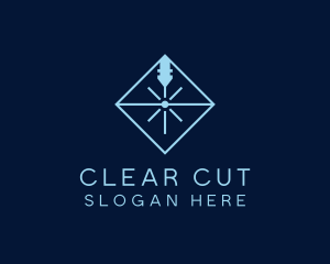 CNC Laser Fabrication logo design