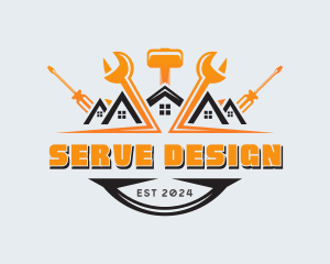 Carpentry Tools Repair Logo