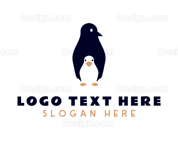 Wild Penguin Zoo Logo