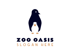 Wild Penguin Zoo logo design