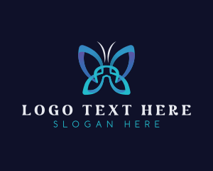 Stylist - Butterfly Aesthethic Stylist logo design