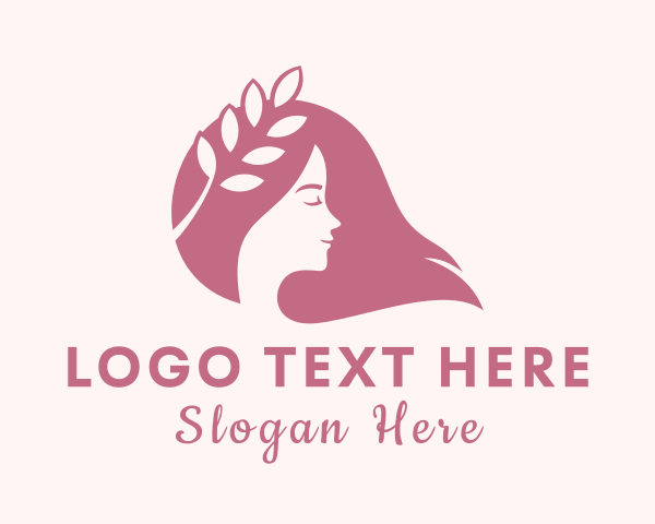 Beauty Leaf Woman  logo