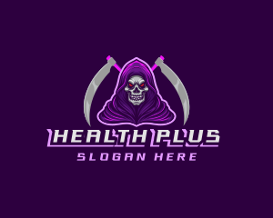 Grim Reaper Scythe Logo