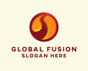 Global Tech Company logo design