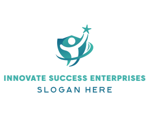 Human Success Leadership logo design