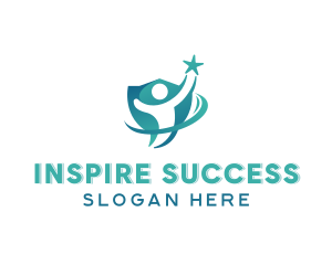 Human Success Leadership logo design