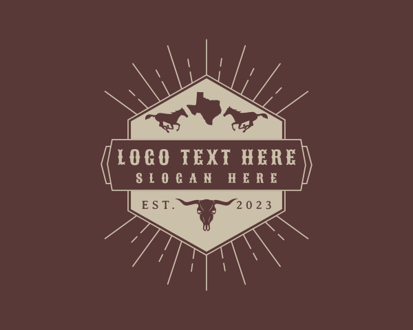 Cowboy logo example 4