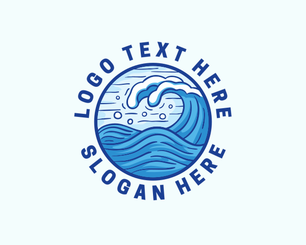 Ocean Wave Tsunami logo