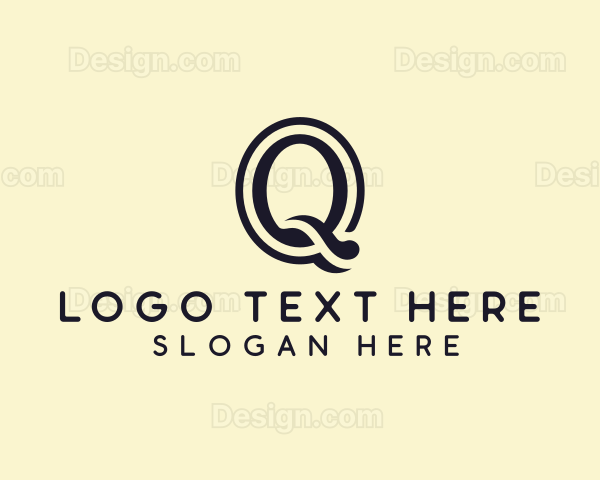 Author Publishing Firm Letter Q Logo