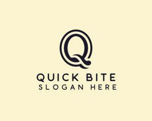 Author Publishing Firm Letter Q logo design