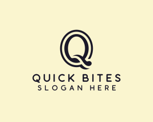 Author Publishing Firm Letter Q logo design