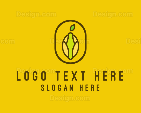 Nature Lemon Fruit Logo