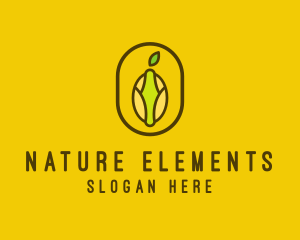 Nature Lemon Fruit logo design