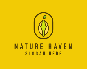 Nature Lemon Fruit logo design