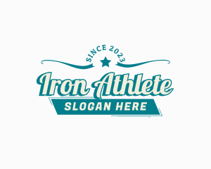 Athletic Sports Banner logo design