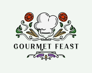 Gourmet Pasta Restaurant logo design