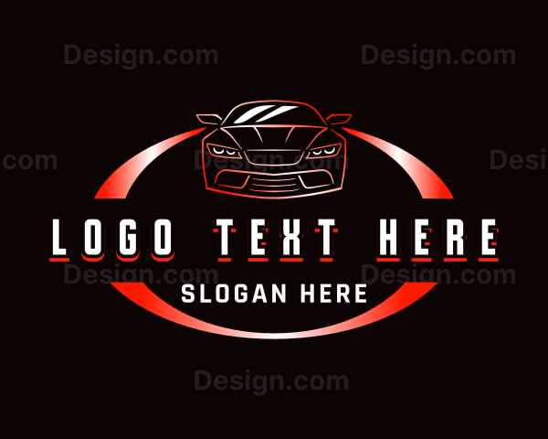 Car Garage Rental Logo