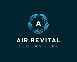 Fan Propeller Ventilation logo design