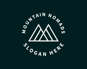 Minimalist Mountain Business logo design