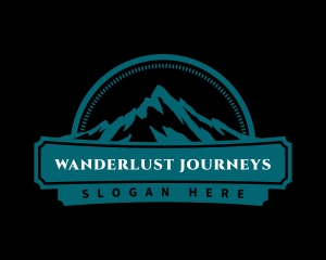 Travel Outdoor Mountain  Logo