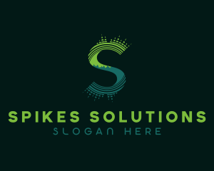 Outdoor Hiking Letter S logo design