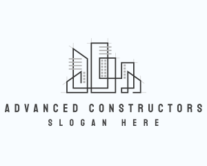 Construction Company Building logo design