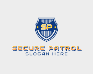 Shield Police Badge Security logo