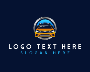 Automobile Vehicle Washing logo