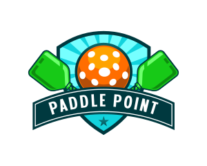 Pickleball Paddles League logo design