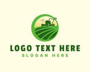 Field Grass Lawn Mower logo