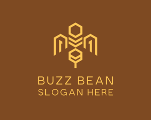 Honey Bee Hive logo design