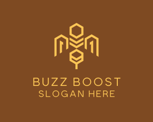 Honey Bee Hive logo design