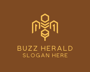 Honey Bee Hive logo design