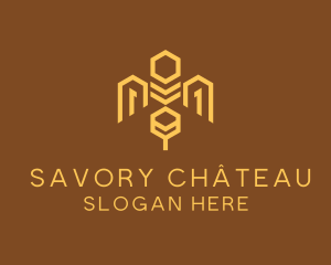 Honey Bee Hive logo design