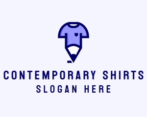 Pencil T-shirt Apparel logo design