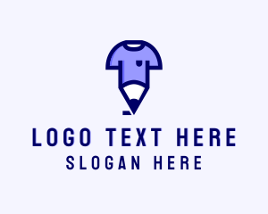 Garment - Pencil T-shirt Apparel logo design