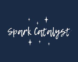 Sparkly Brush Sketch logo design