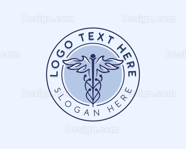 Medical Caduceus Healthcare Logo